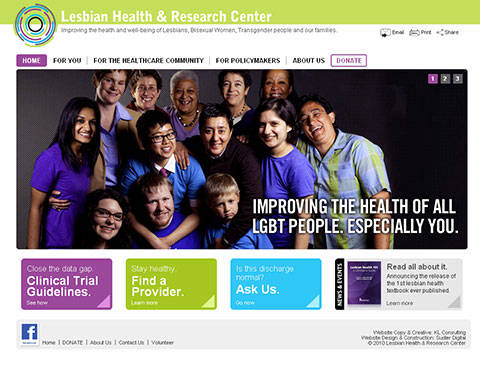 Lesbian Health Resource Center site