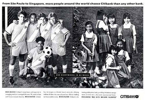 Citibank print ad