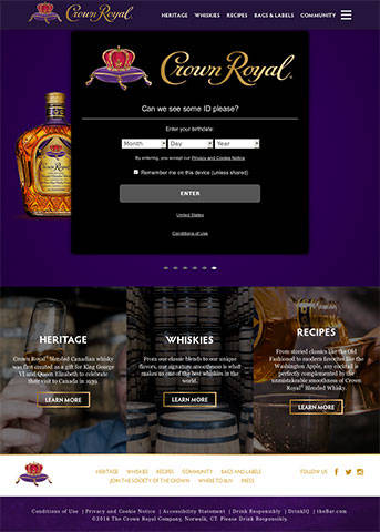 Crown Royal site