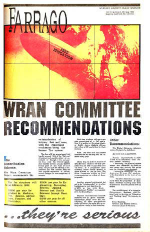 Farrago 1988 | Issue 5 | Wran Committee Recommendations