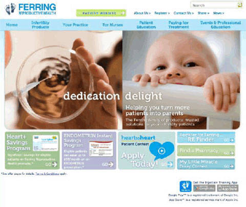 Ferring Fertility HCP site