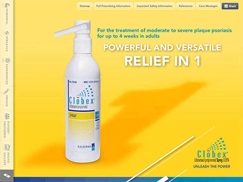 Clobex iPad app