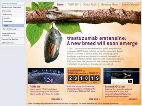 Genentech launch intranet