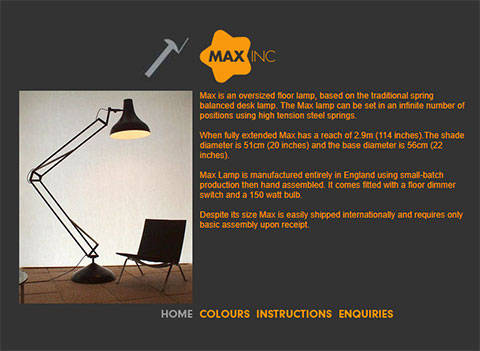 Max Lamps site