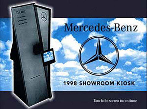 Mercedes-Benz showroom kiosk