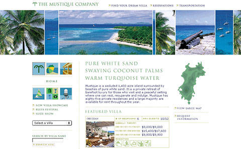 Mustique Company site