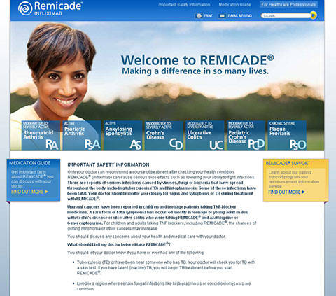 Remicade patient site