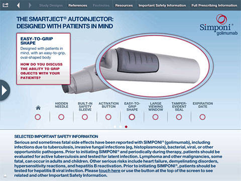 Simponi 2011 iPad app